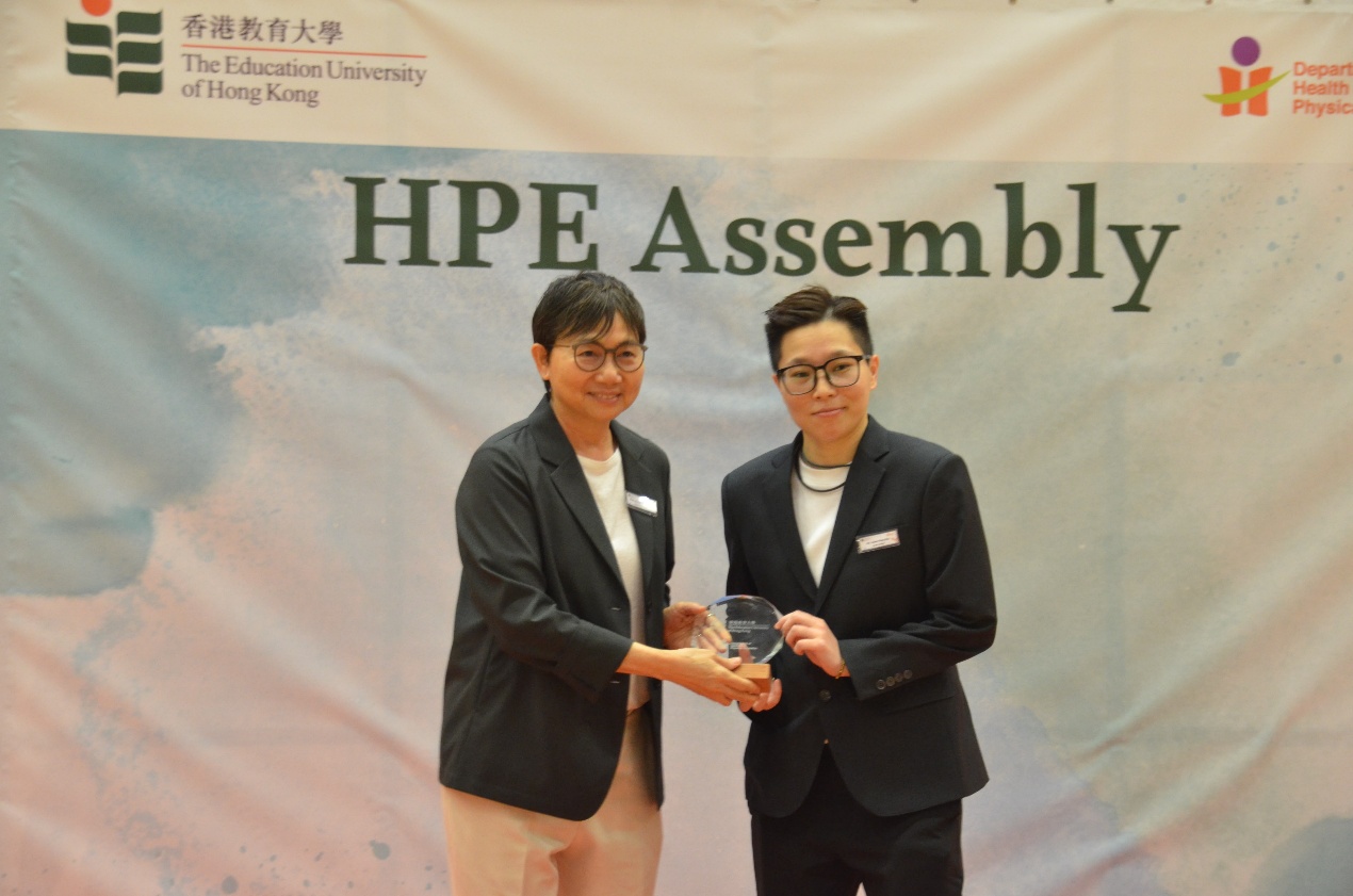 Ms Kwan Ning Wai (right), former Hong Kong Wushu Team athlete and East Asian Games gold medallist, speaks on transitioning from elite sport to professional practice.